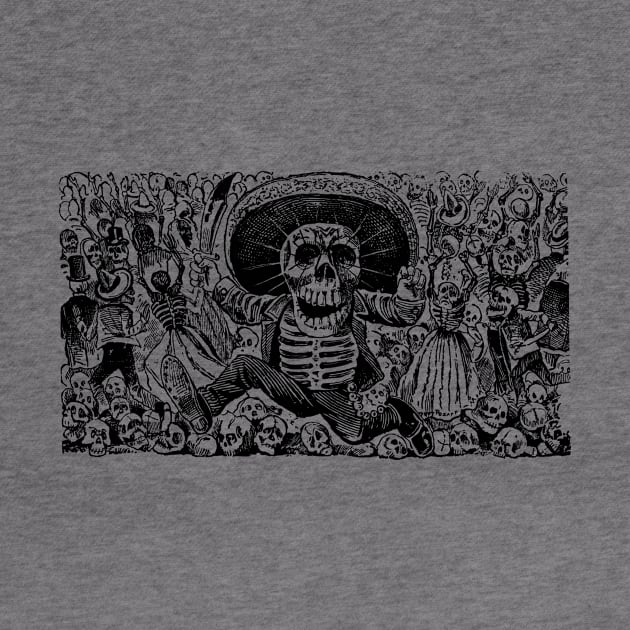 Calaveras Oaxaquena | Skeletons | Skulls | Day of the Dead | Dia de los Muertos | Posada | Circa 1852-1913 | by Eclectic At Heart